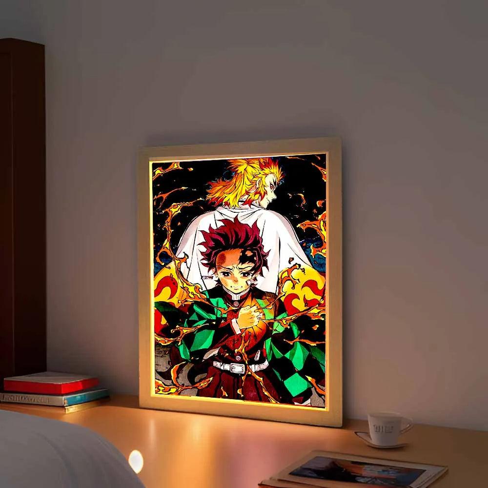 LED Manga Frame - Anime Moon Lamp