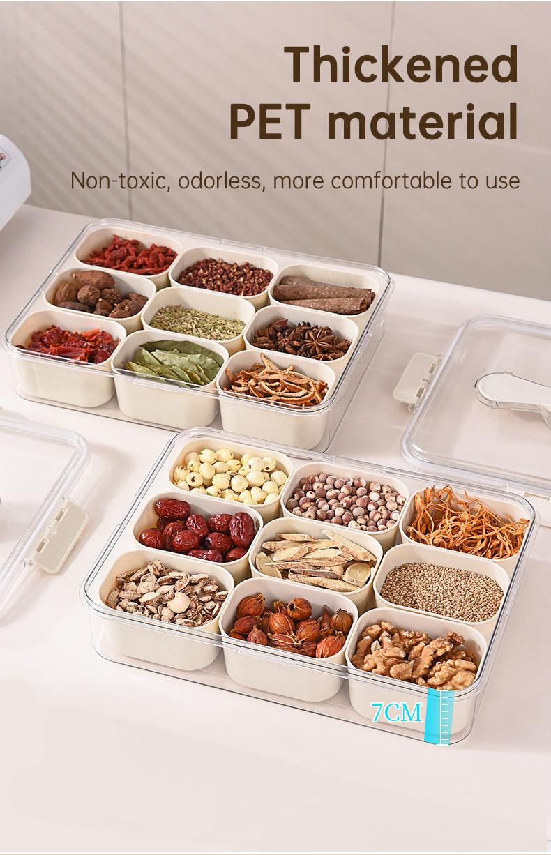 Snackle Box: Veggie Tray with Lid & Handle