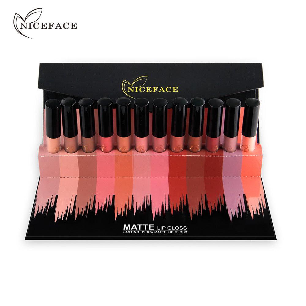 12 Lipstick Set: Matte & Glossy