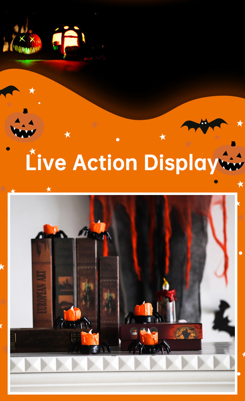 Lampe LED citrouille d'Halloween 