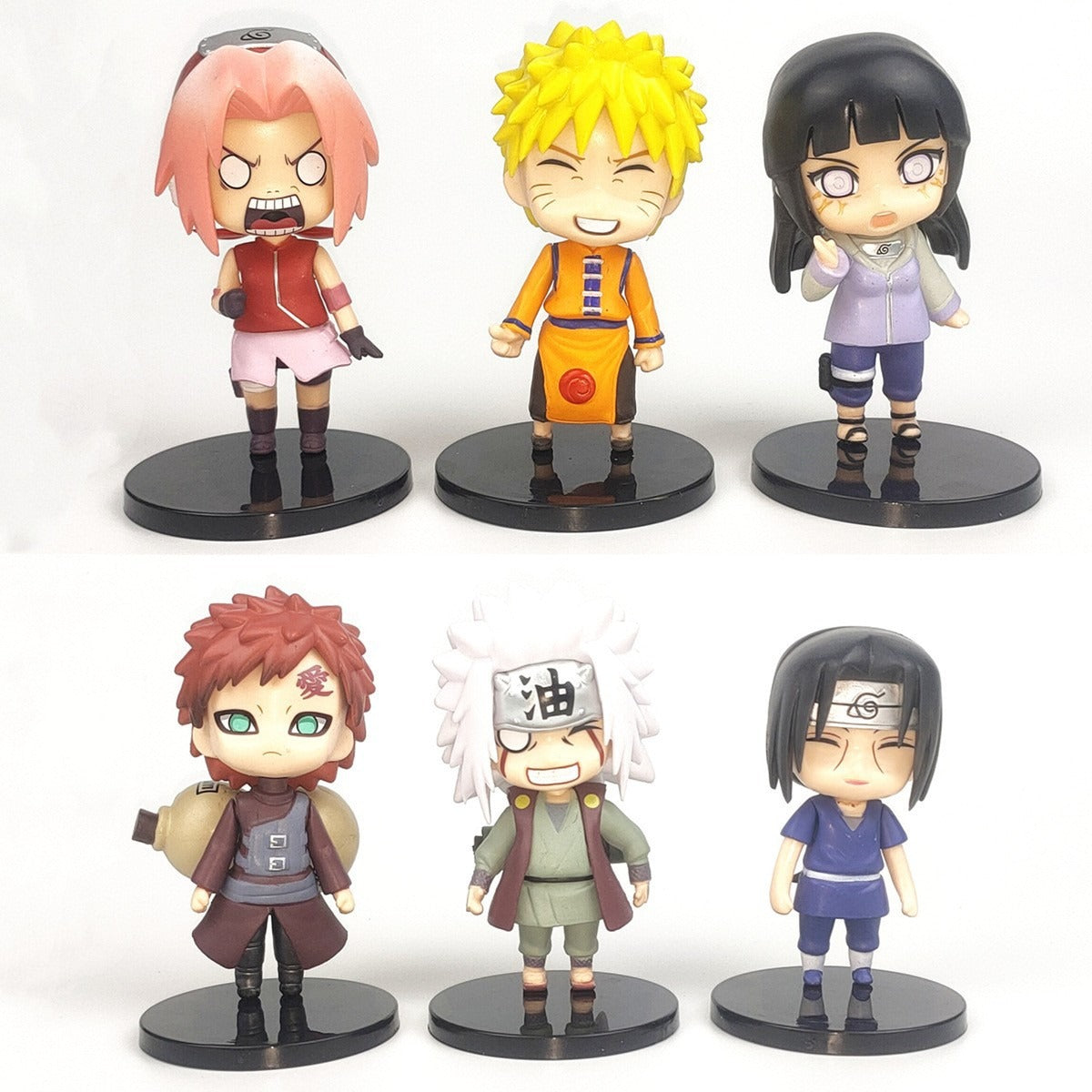 6 figuras de Naruto