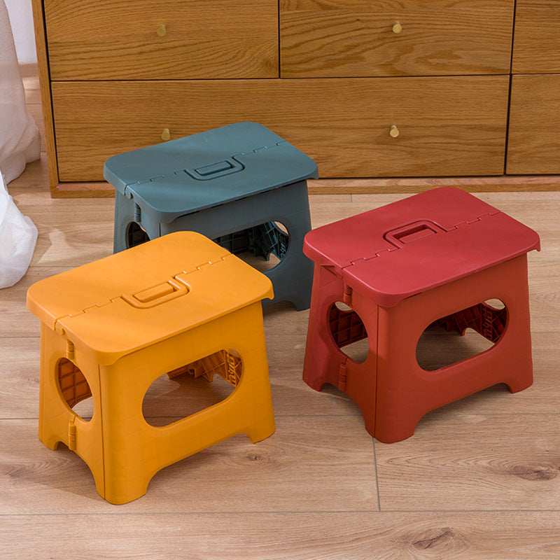 Train Maza Folding Stool: Portable, plastic, for home, subway, outdoor use