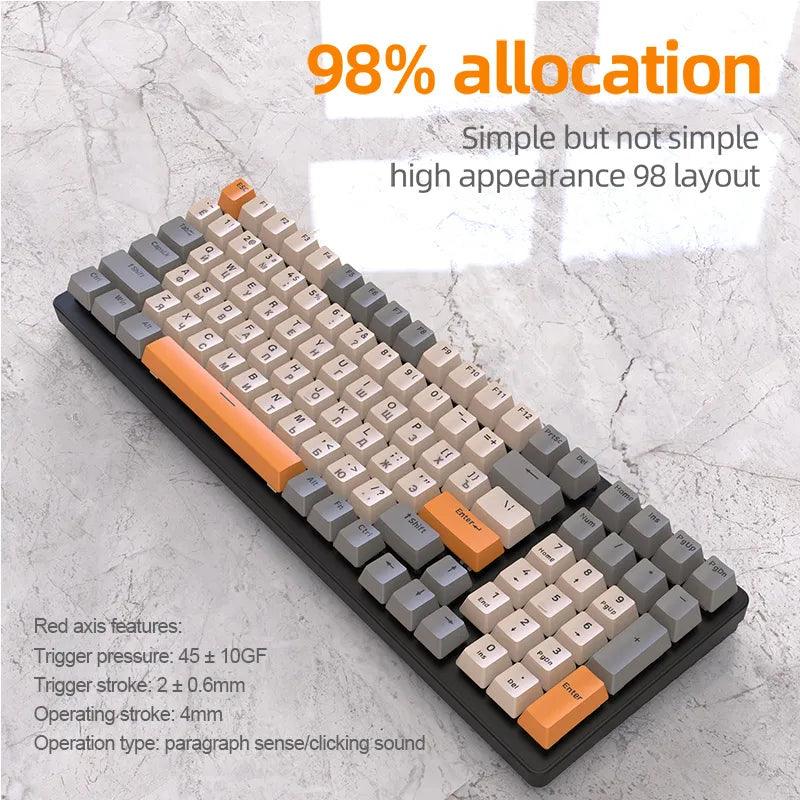 Teclado mecánico inalámbrico K6