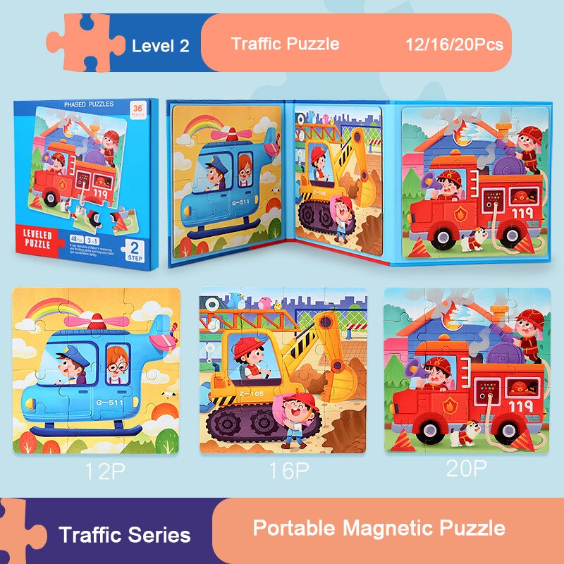 Puzzle magnético 3-6 años