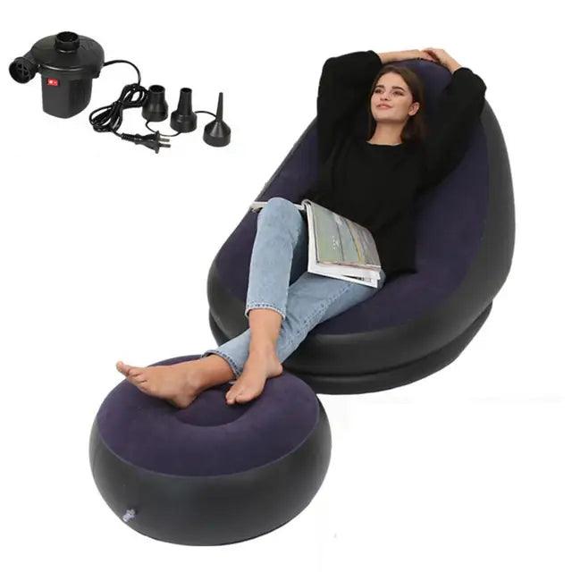 Inflatable Sofa with Ottoman