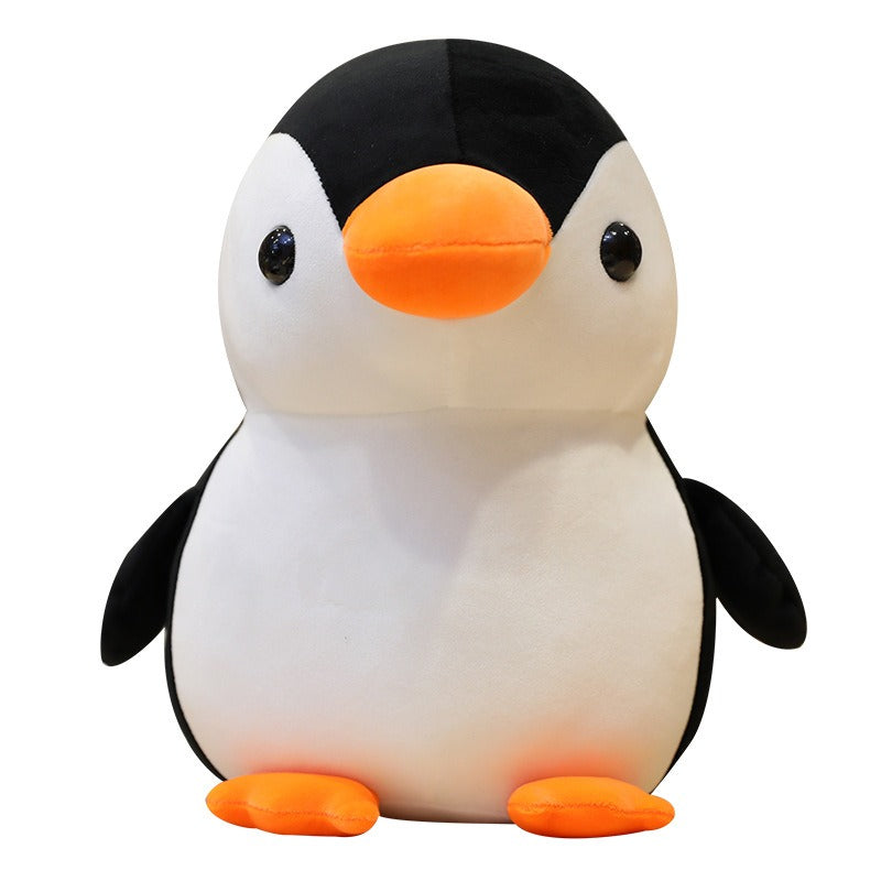 Gran y lindo pingüino de peluche