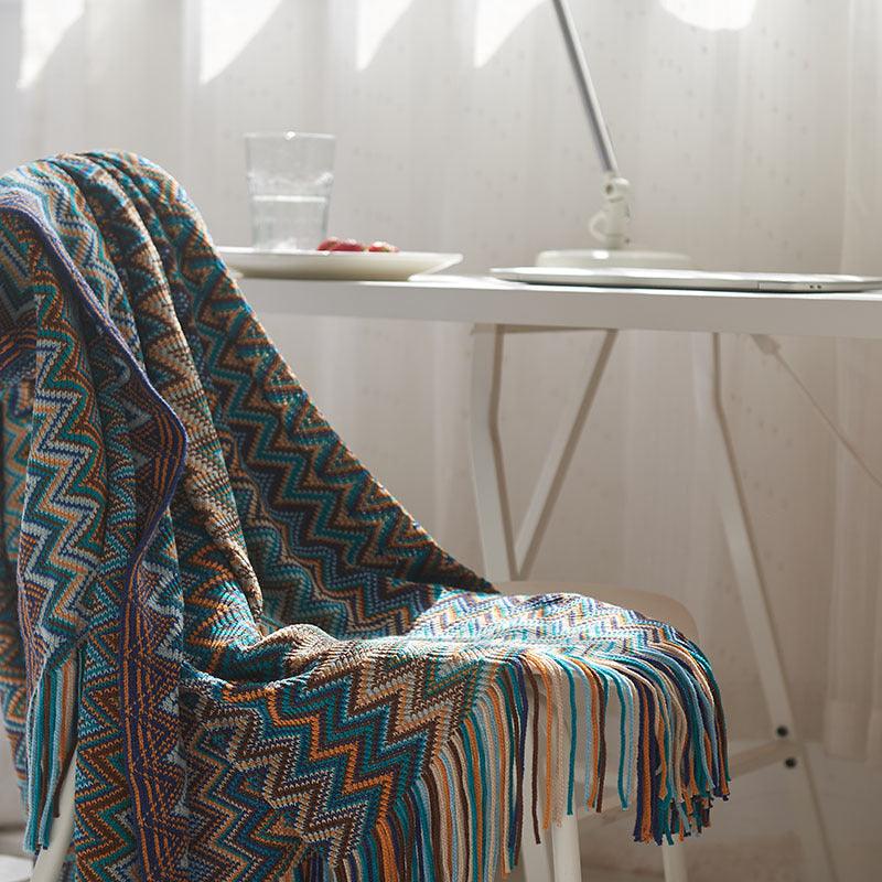 Bohemian Knit Blanket