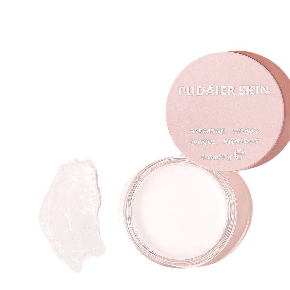 Coffret de soins des lèvres Pudaier : gommage, masque, huile, rouge à lèvres