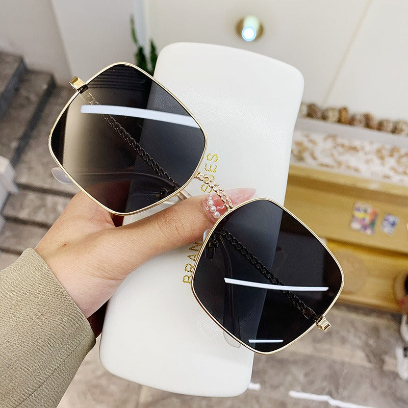 Gradient Square Sunglasses Women