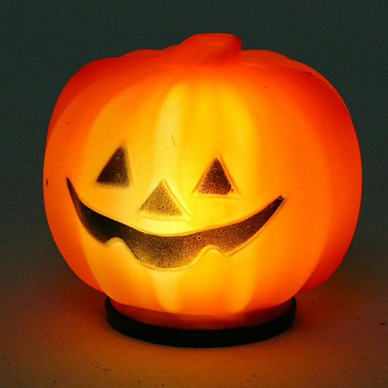 Juego de 2 luces LED de calabaza