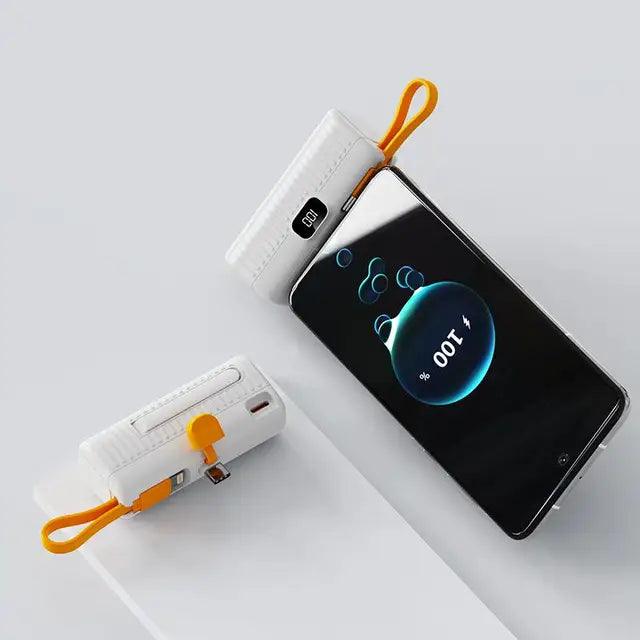 30,000mAh Mini Power Bank with Cable