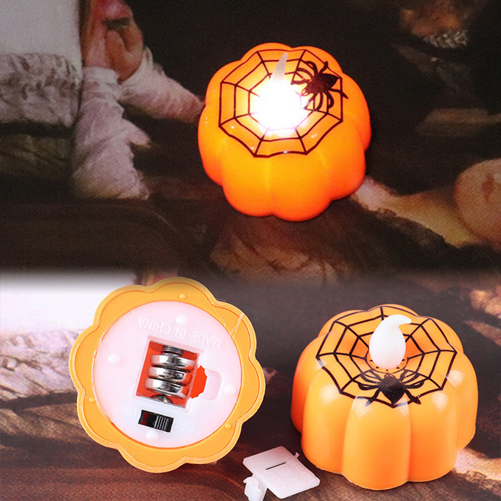 Vela LED de calabaza para Halloween