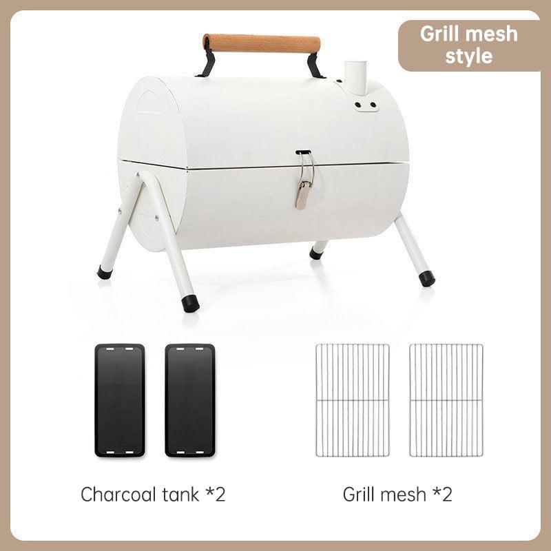 Double-Sided Charcoal Grill