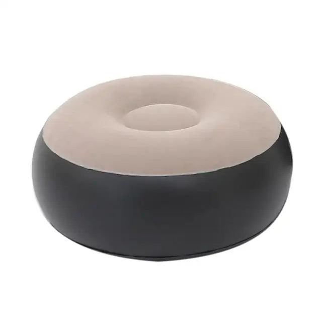 Canapé gonflable avec pouf