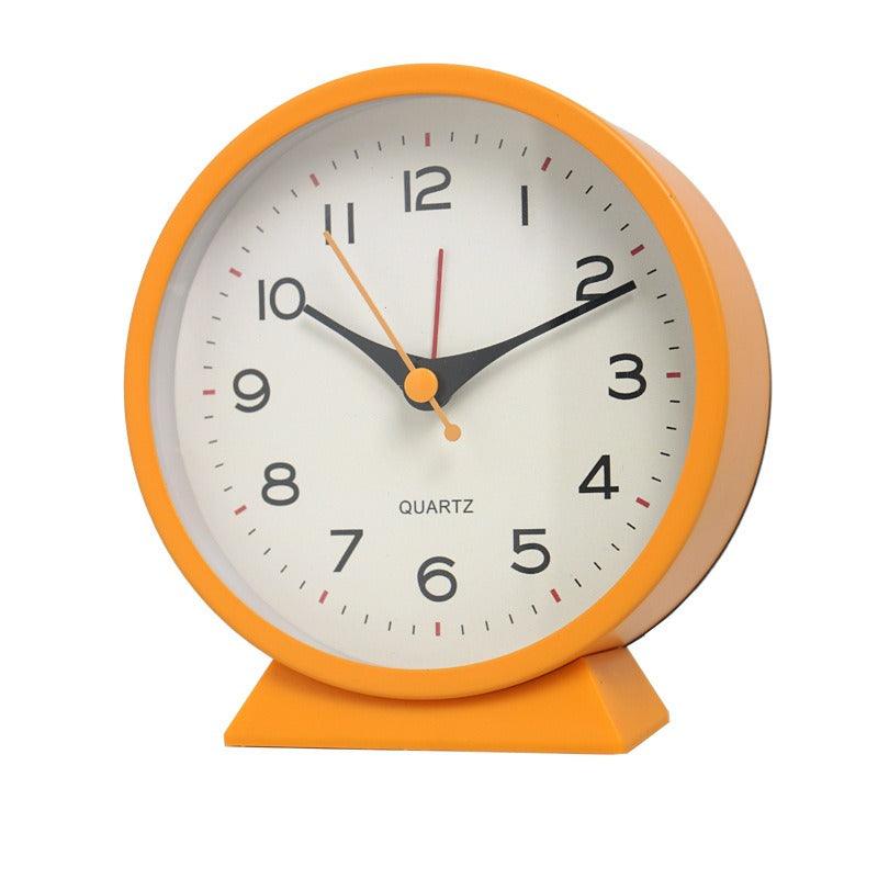 Minimalist metal alarm clock, small