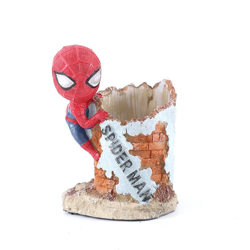 Spider-Man pen holder, round