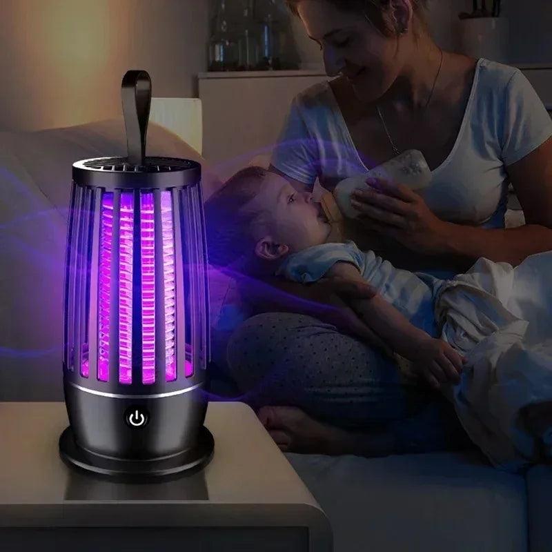 Repelente de mosquitos portátil con luz LED