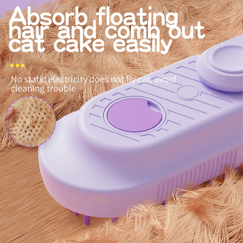 USB comb for cats with spray