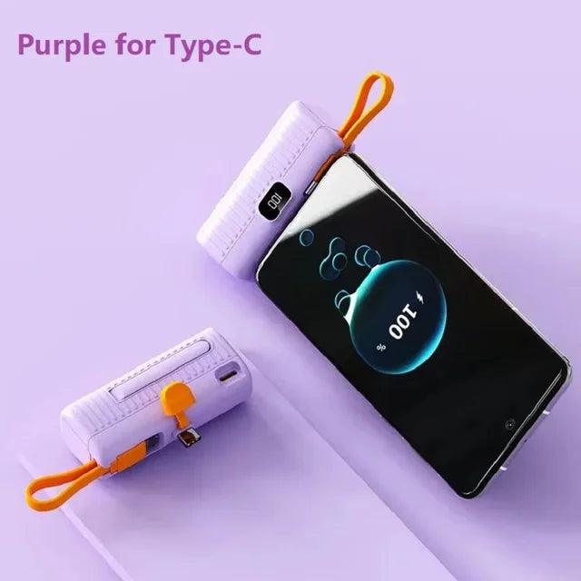 30,000mAh Mini Power Bank with Cable