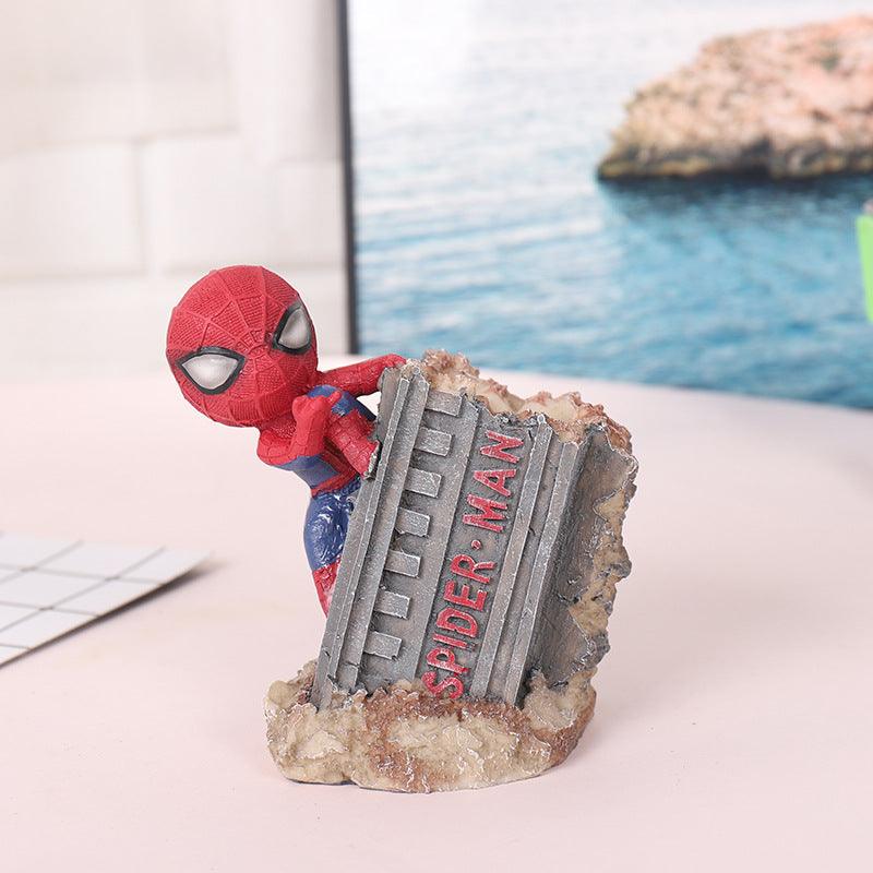 Spider-Man pen holder, round