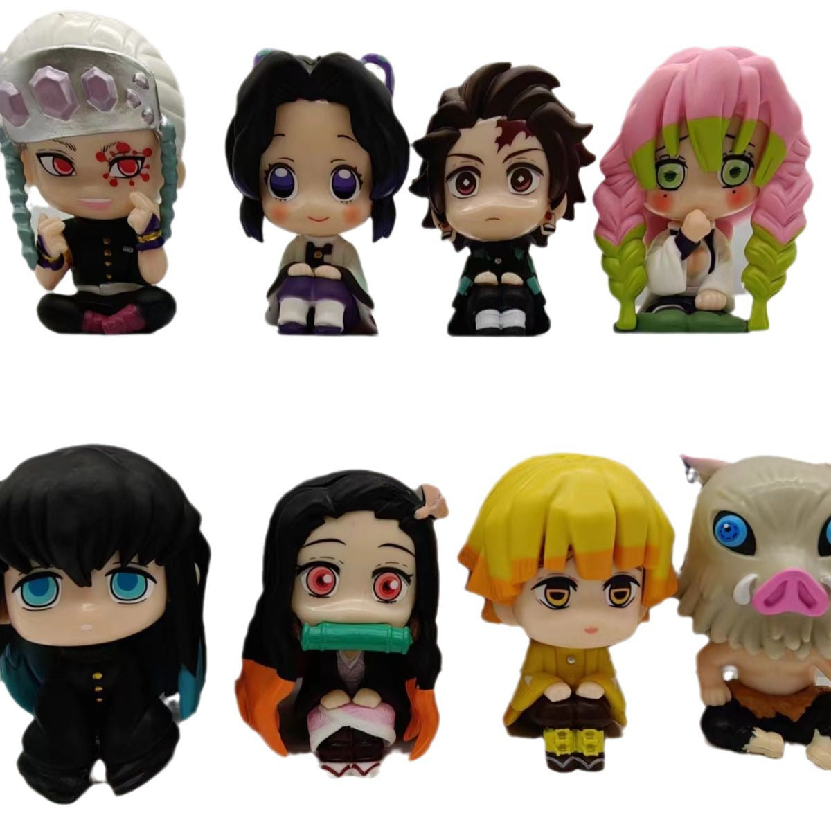 8 figuras de Demon Slayer