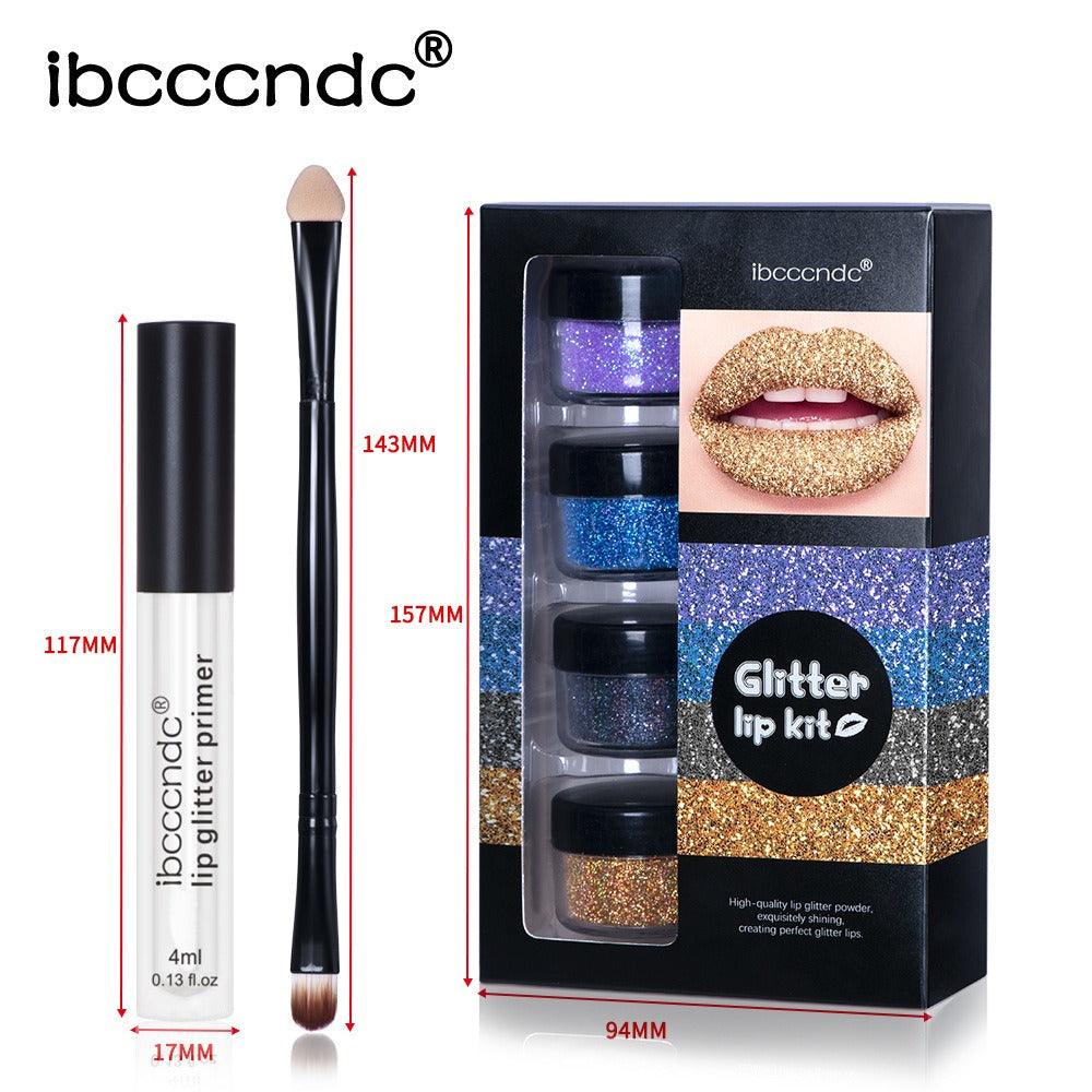 ibcccndc Glitter Lip Gloss Set