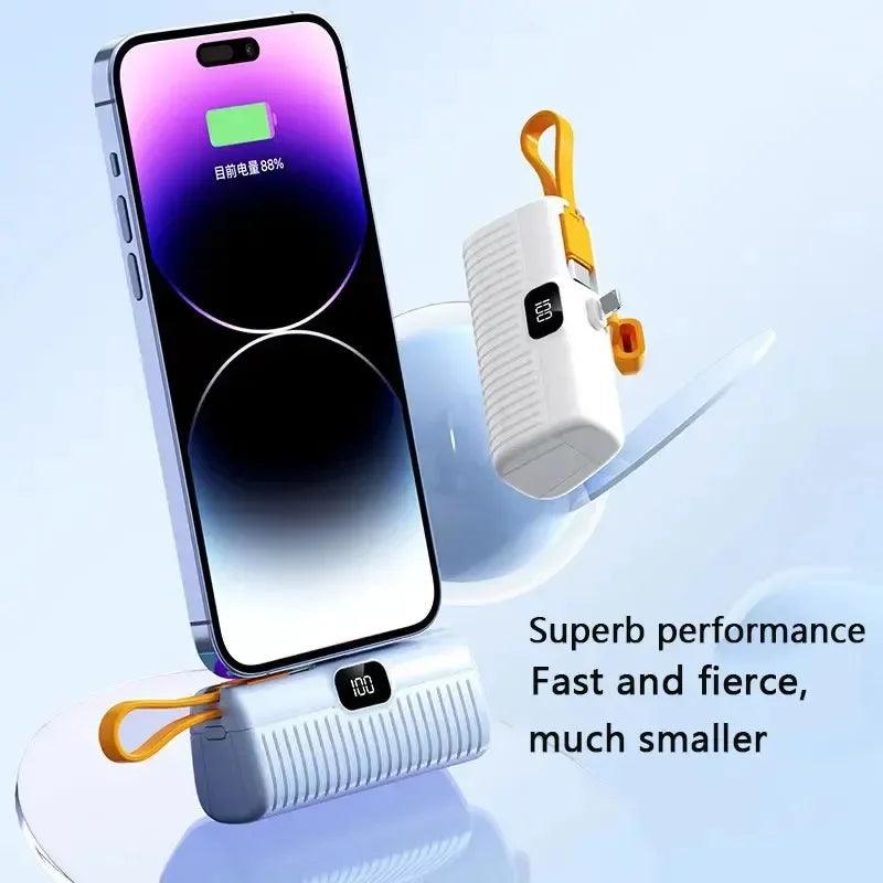 30,000mAh Mini Power Bank with Cable