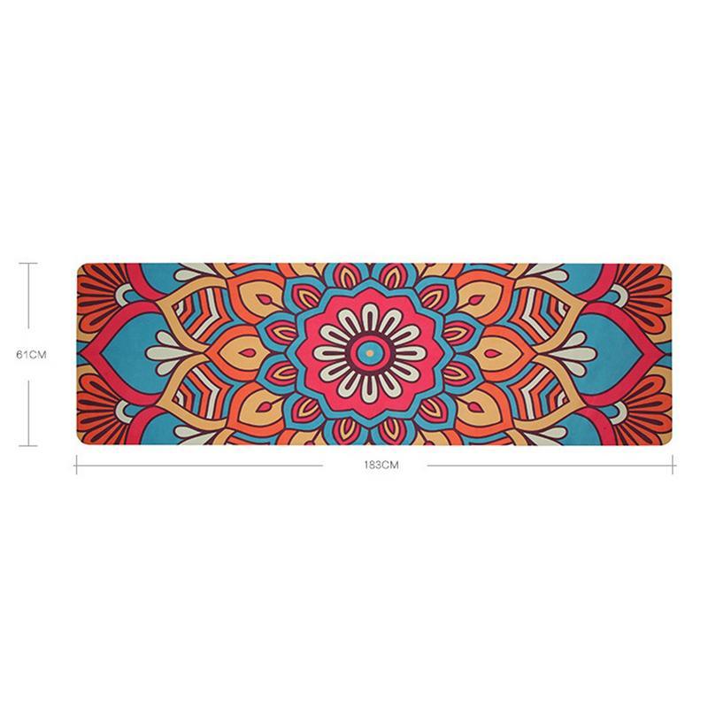 Tapis de yoga antidérapant en daim de 5 mm