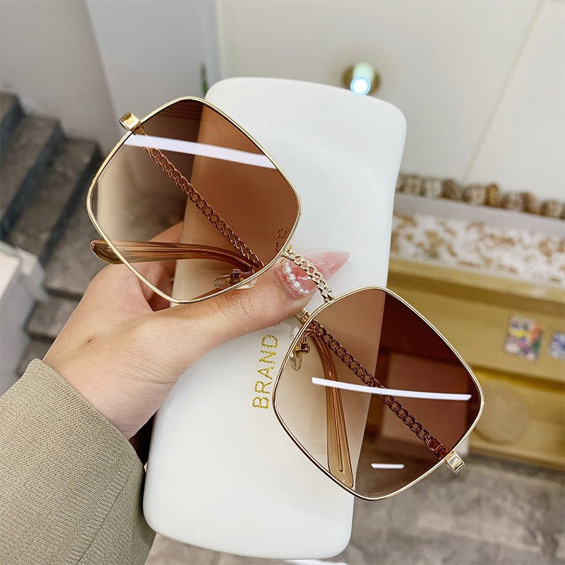 Gradient Square Sunglasses Women