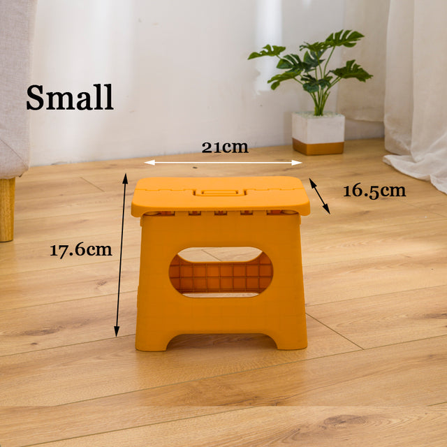 Train Maza Folding Stool: Portable, plastic, for home, subway, outdoor use