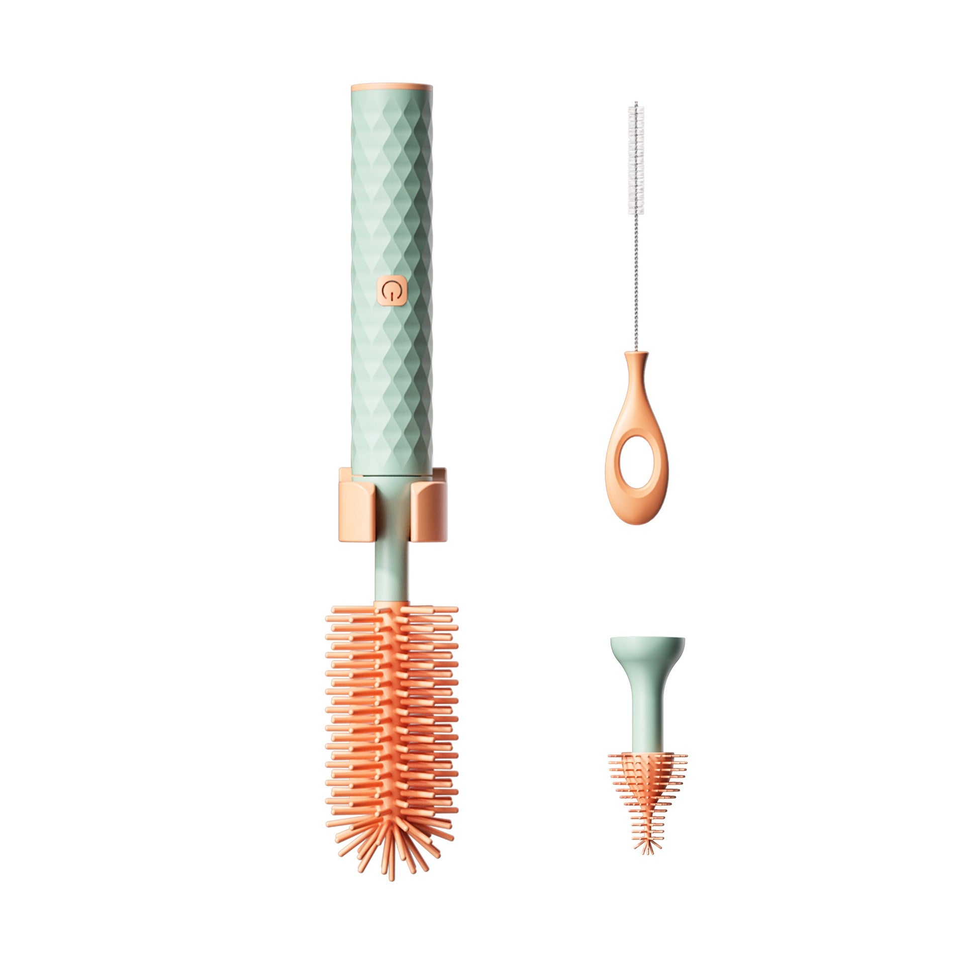 Ensemble de brosses électriques pour biberons en silicone 