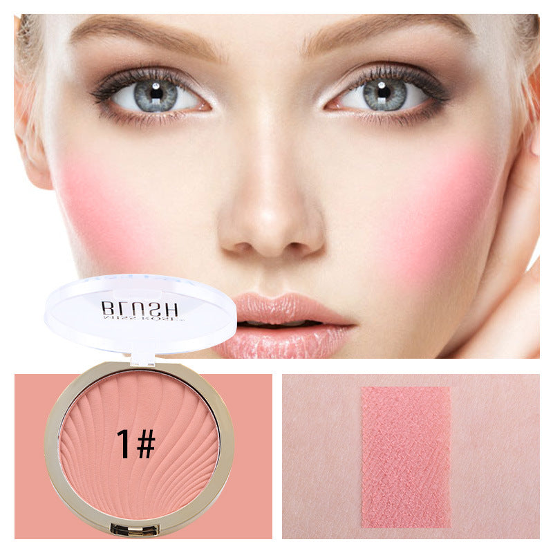 6-Color Matte Blush & Highlighter Palette