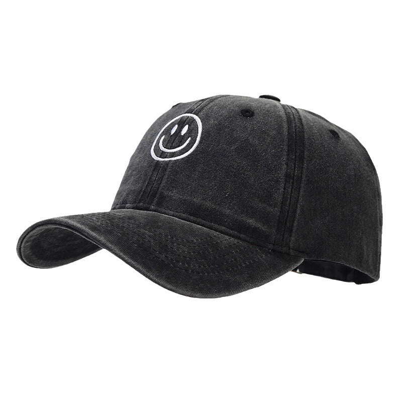 Bonita gorra unisex con cara sonriente