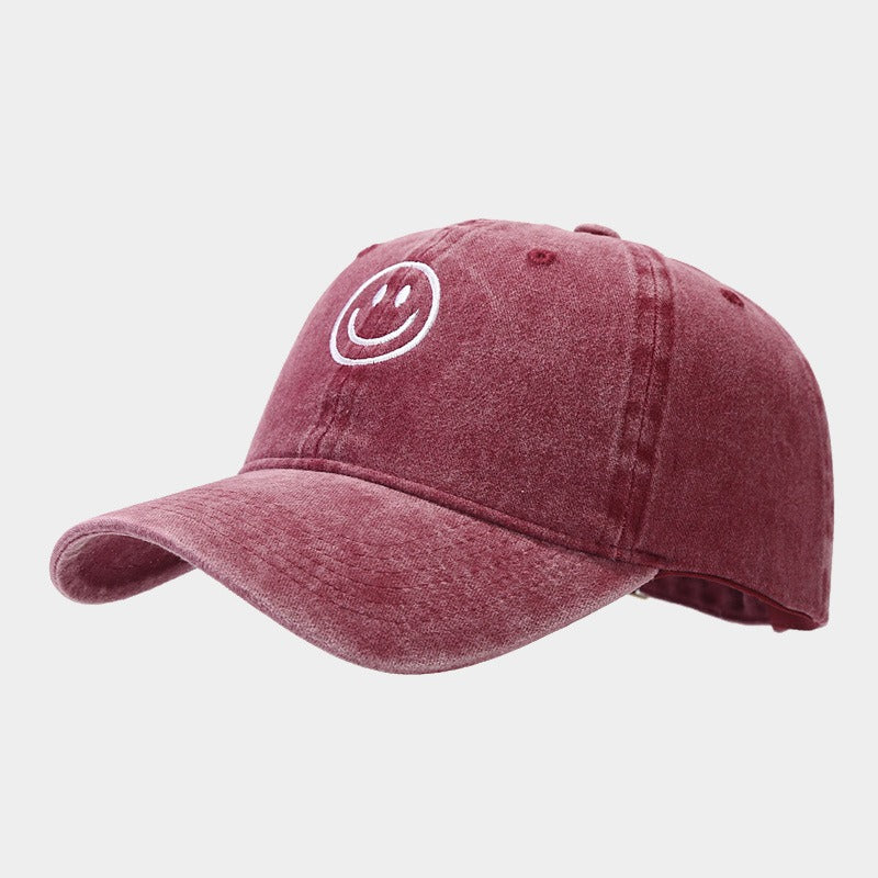 Cute unisex smiley cap