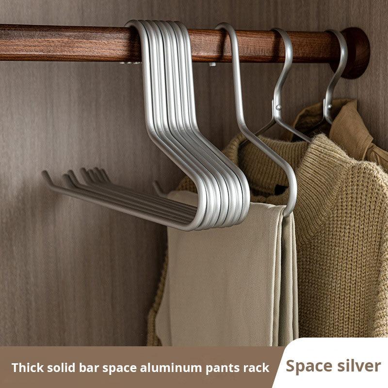 Aluminum Alloy Hanger, Triangular, Solid for Wardrobe and Air Drying