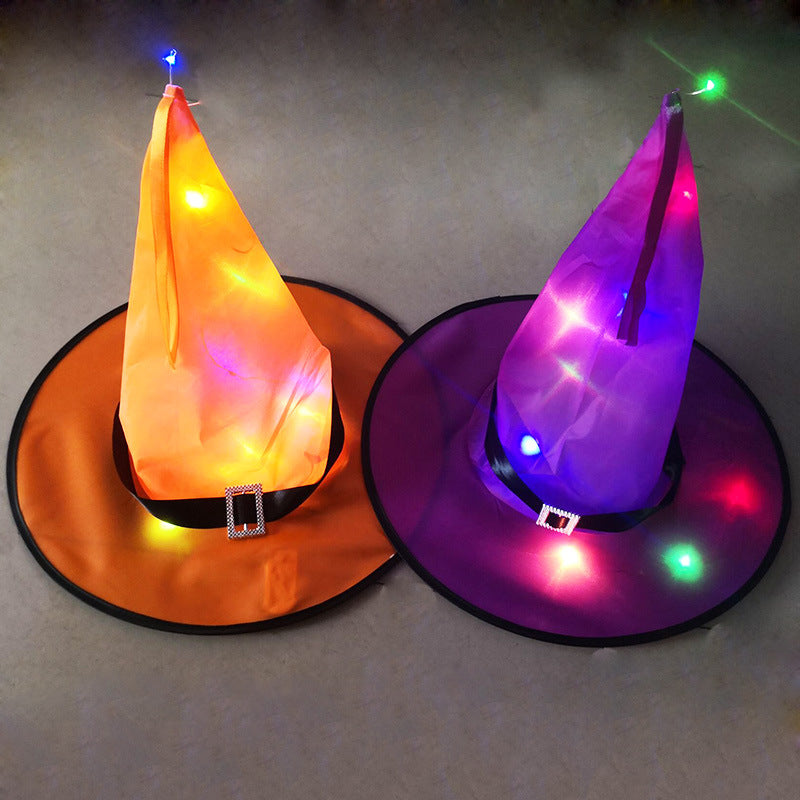 LED Witch Hat Halloween Decor