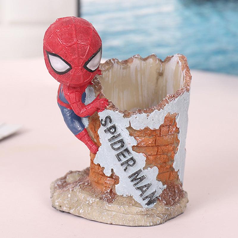 Spider-Man pen holder, round