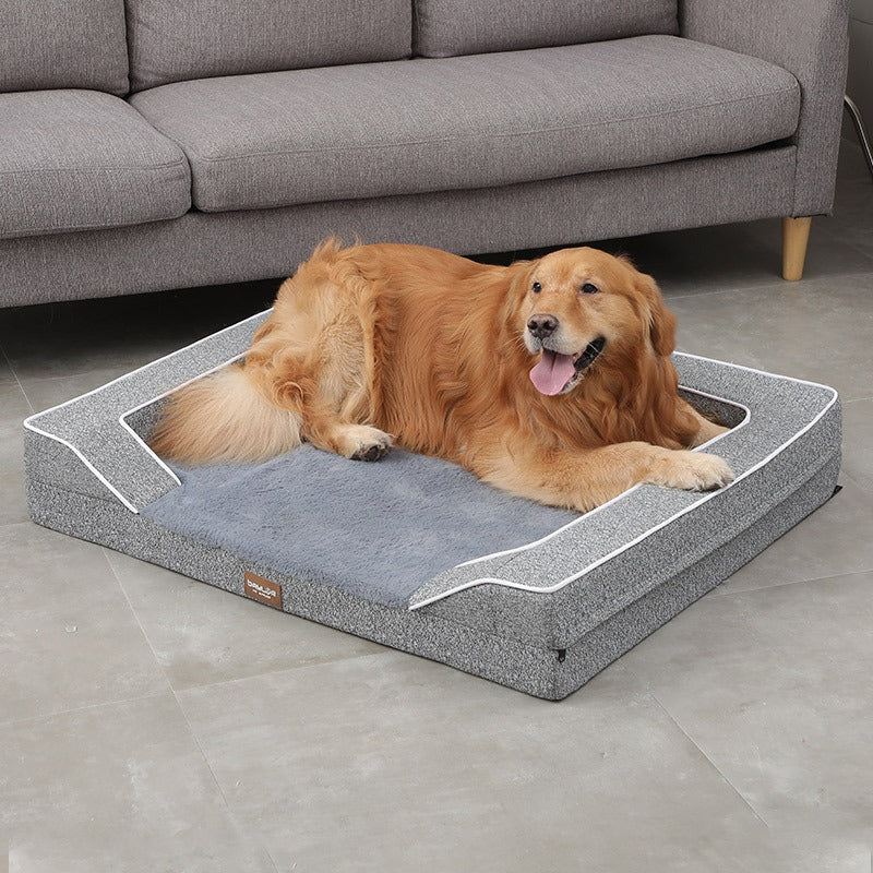 Warm dog bed, washable