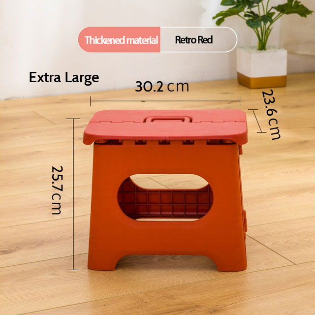 Train Maza Folding Stool: Portable, plastic, for home, subway, outdoor use