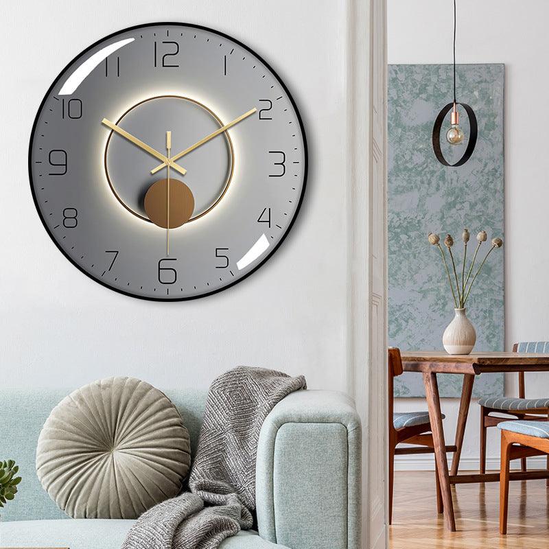 12-Inch Silent Wall Clock Living Room Quartz Clock