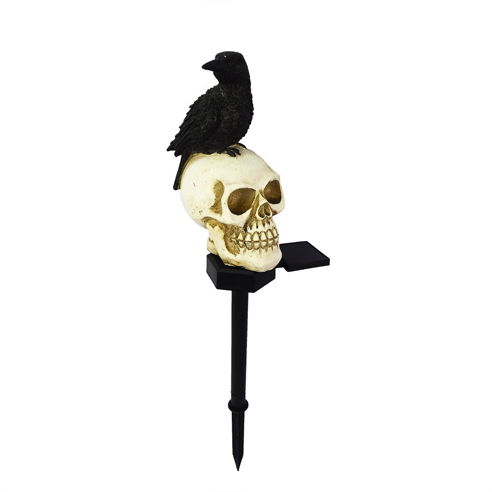 Halloween Skull Solar Light