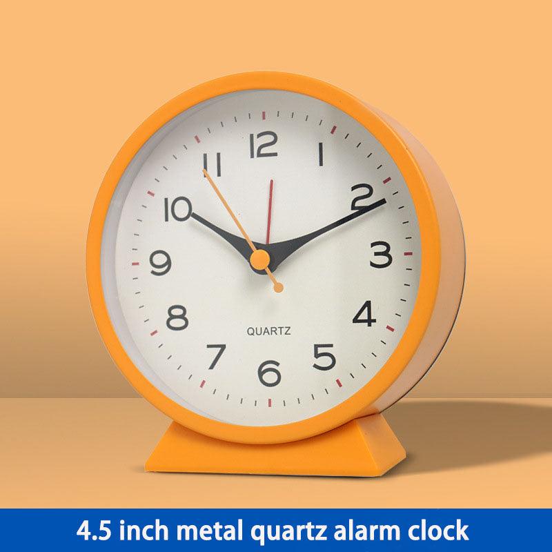 Minimalist metal alarm clock, small