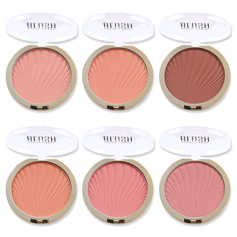 6-Color Matte Blush & Highlighter Palette