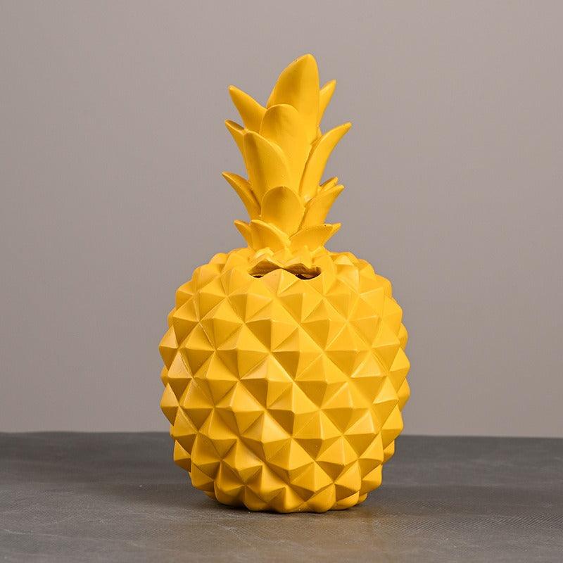 Pineapple coin storage jar decoration resin