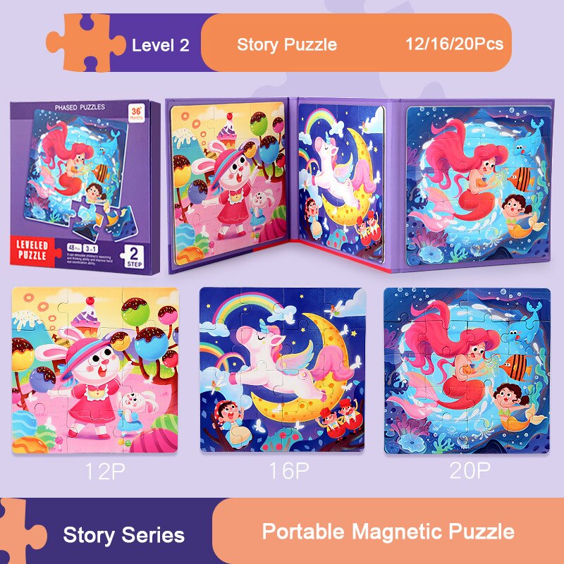 Puzzle magnético 3-6 años