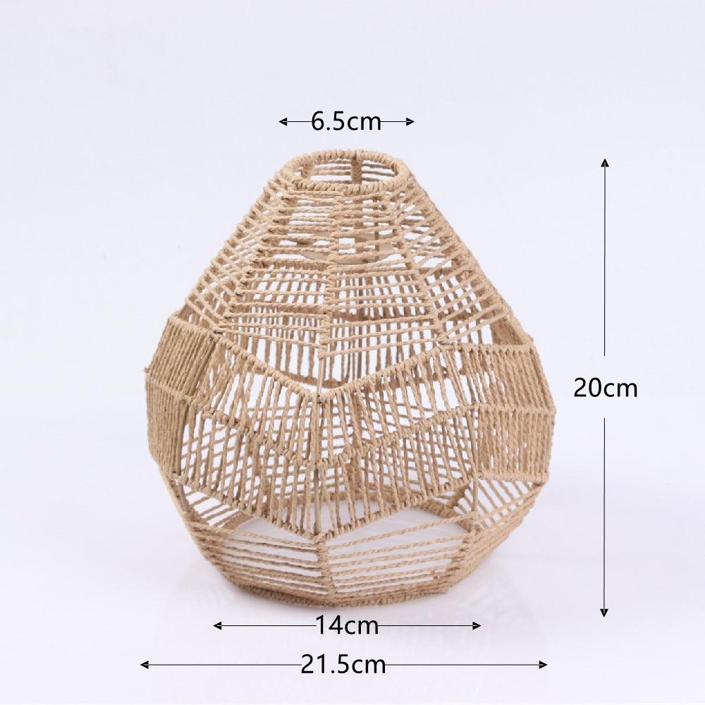 Elegant Chinese rattan lampshade