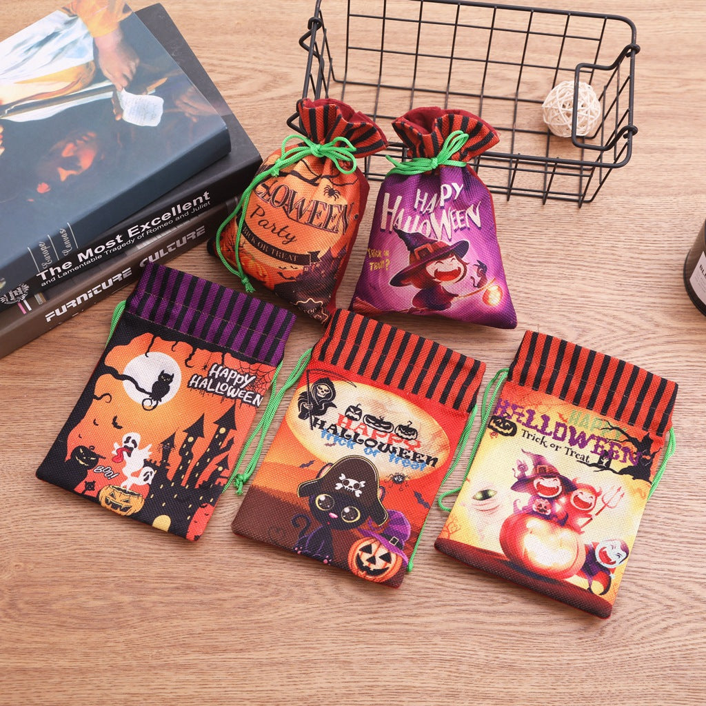 Sac citrouille d'Halloween pour enfants