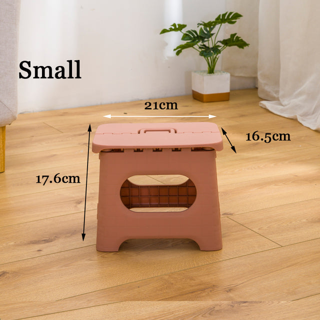 Train Maza Folding Stool: Portable, plastic, for home, subway, outdoor use