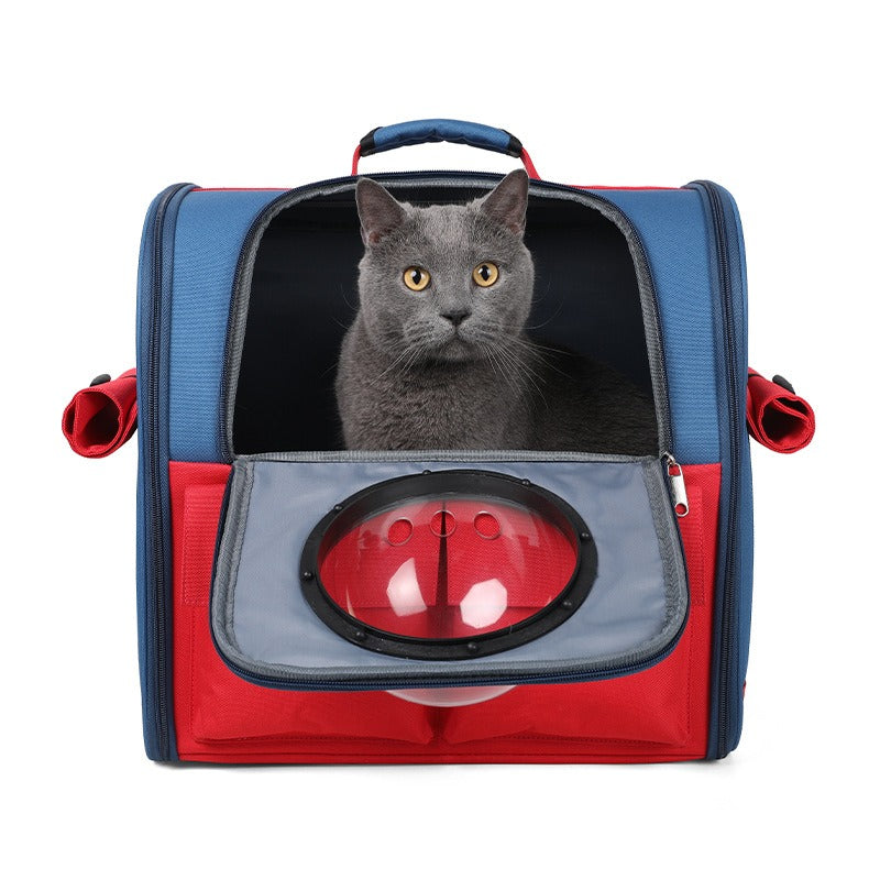 Foldable cat backpack