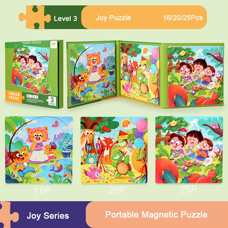 Puzzle magnético 3-6 años